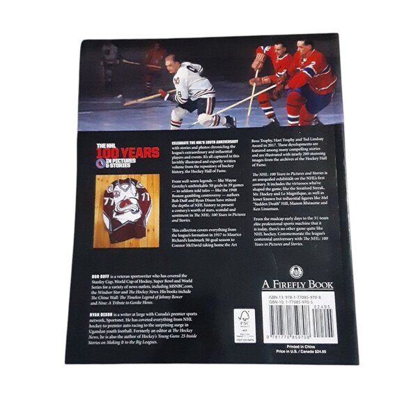 The NHL 100 Yrs in Pictures & Stories Hockey Hall of Fame NHL Trade Paperback - Picture 2 of 2